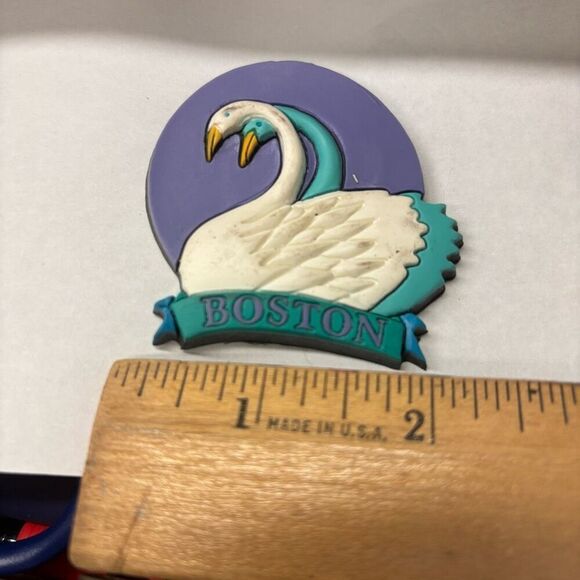 Boston Swan Boat Massachusetts Refrigerator Magnet - Picture 3 of 4